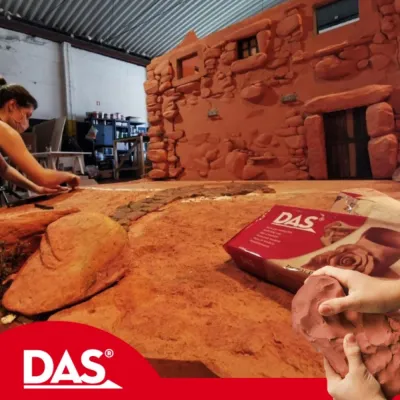 Πηλός Μοντελοποίησης Terracotta DAS 500gr που στεγνώνει στον αέρα