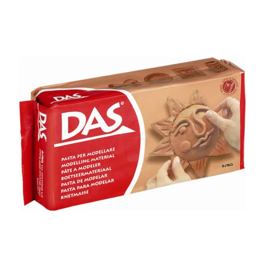 DAS 500g air dry modeling clay Terracotta for creative projects