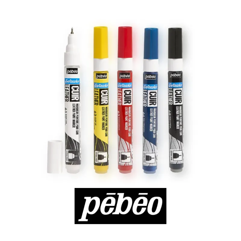Pebeo Setacolor Leather Extra Fine Paint Marker