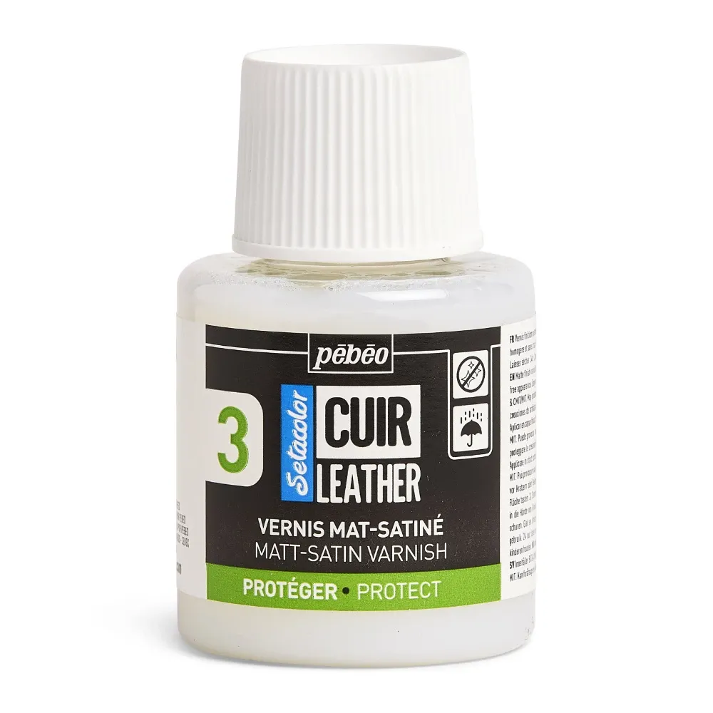Pebeo Setacolor Leather Matt Satin Varnish 110ml