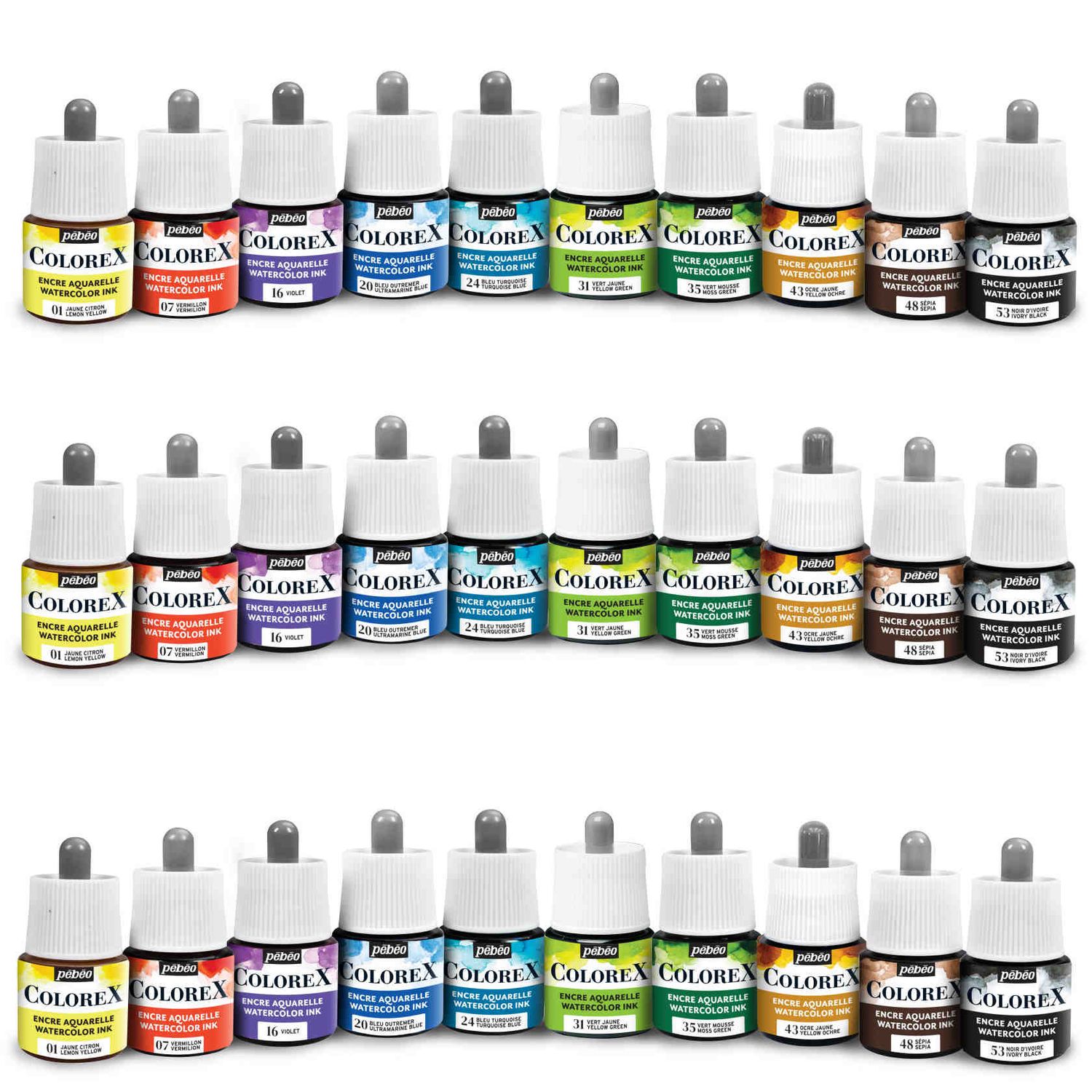 Pebeo Colorex Watercolour Ink 45ml