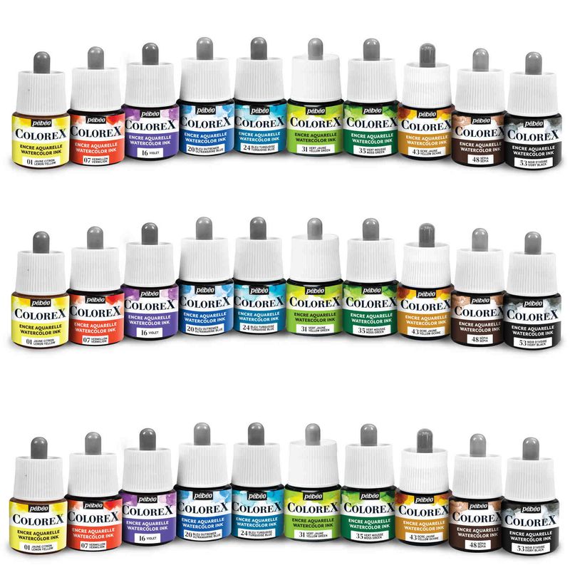 Pebeo Colorex Watercolour Ink 45ml