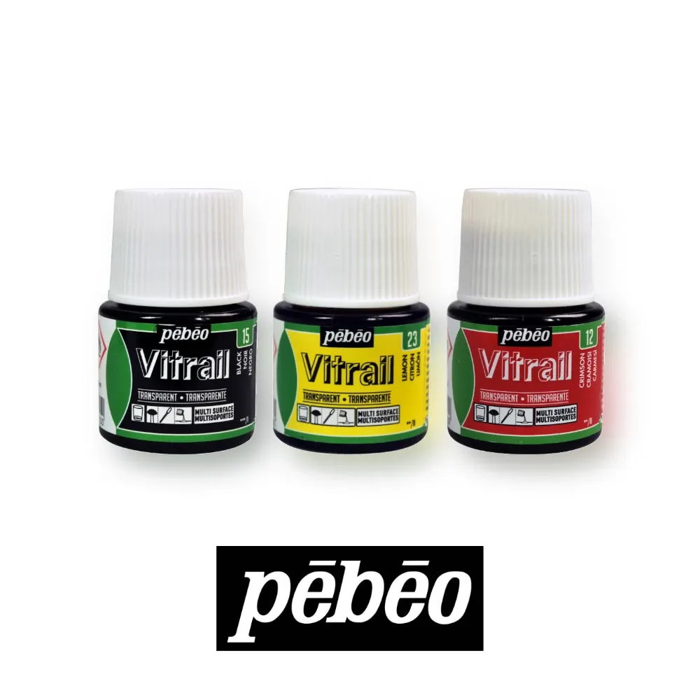 Pebeo Vitrail Transparent Glass Paint 45ml