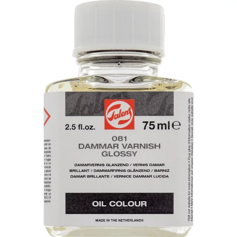 Talens 082 Dammar Varnish Matt 75ml for Oil Paintings