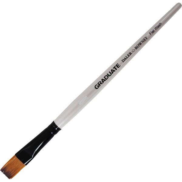 Daler-Rowney Graduate Flat Wash Brush 3/4 and 1 Inch