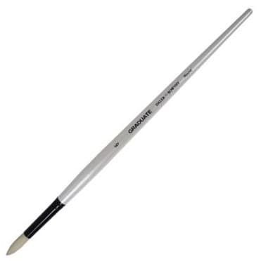 Daler-Rowney Graduate Round Hog Bristle Brush Sizes 2, 6 and 10