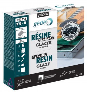 Pébéo Gédéo Glazing Resin 150ml Clear Doming Epoxy