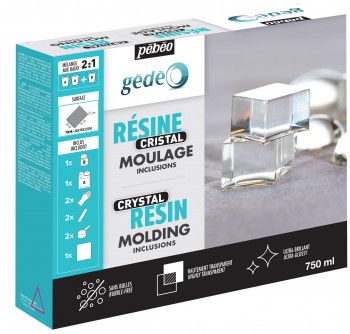 Pébéo Gédéo Crystal Resin 750ml Clear Epoxy Casting Kit