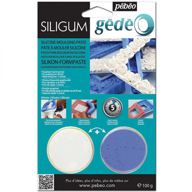 Pébéo Gédéo Siligum Silicone Moulding Paste 100g
