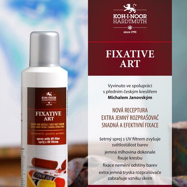 Koh-I-Noor Fixative Art Spray with UV Filter 300ml