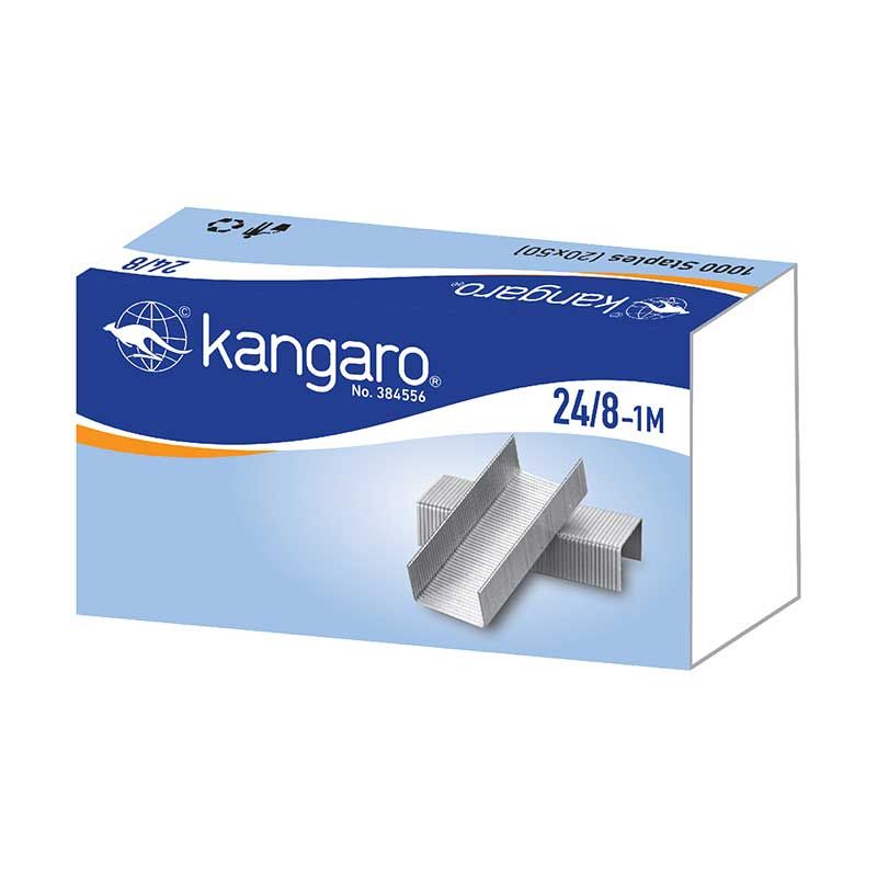 Kangaro 24/8 Staples, Box of 1,000