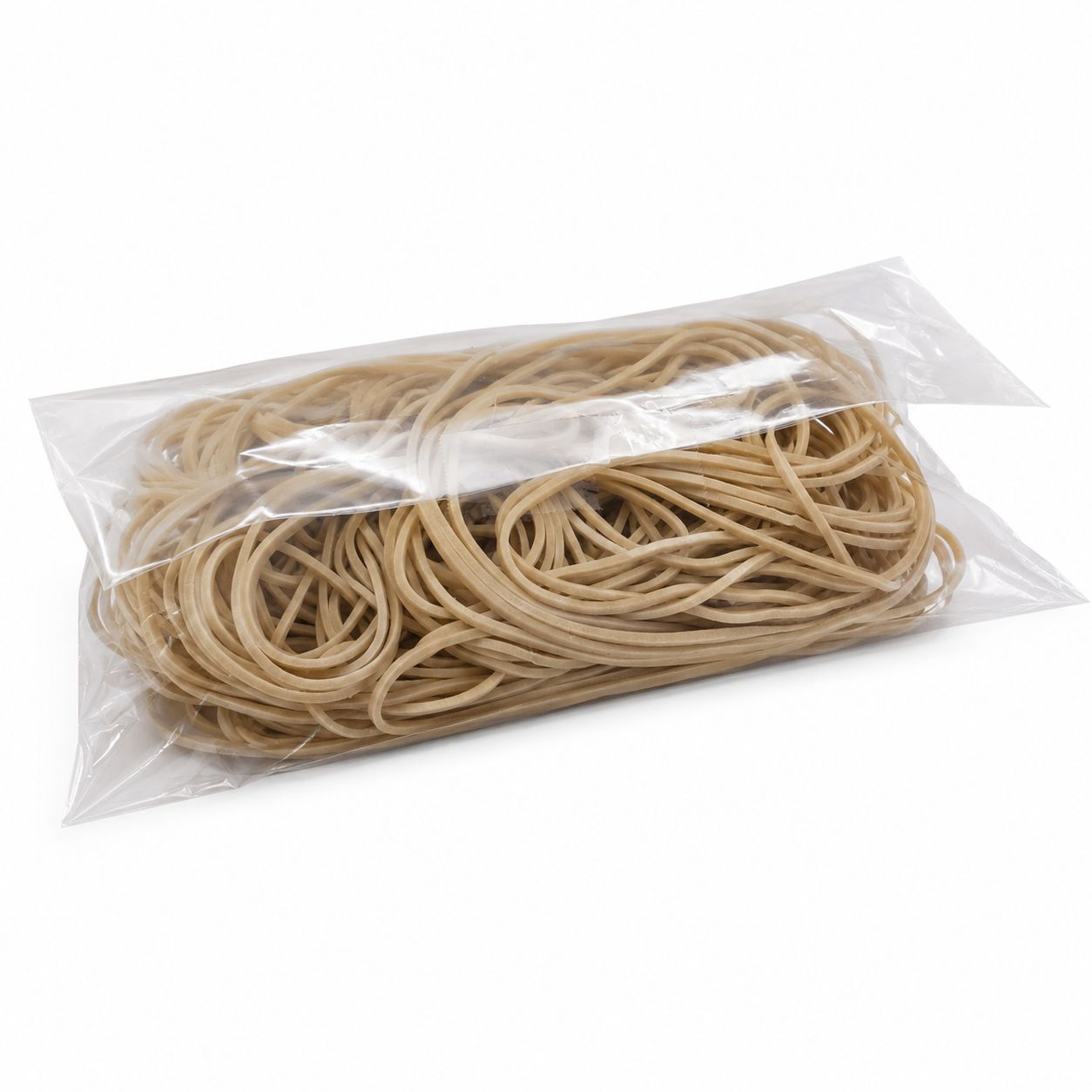 Assorted Rubber Bands in Natural Colour, Approx. 100g