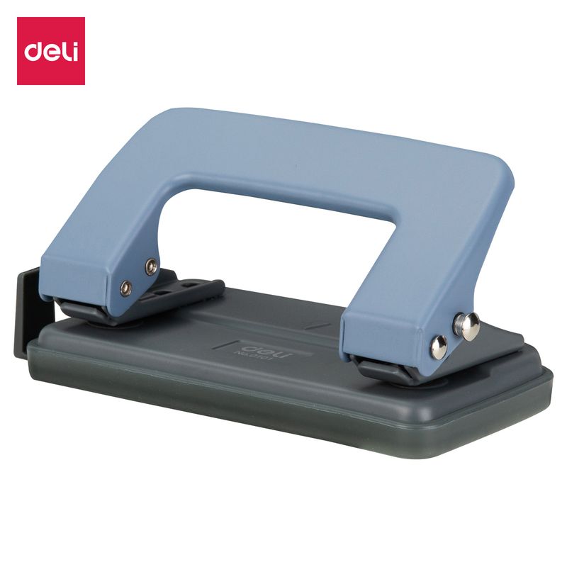 Deli Start 0101 Two-Hole Punch with Paper Guide