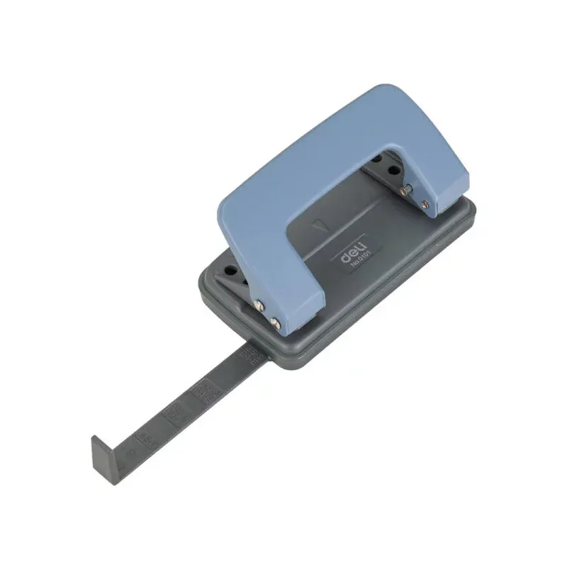 Deli Start 0101 Two-Hole Punch with Paper Guide