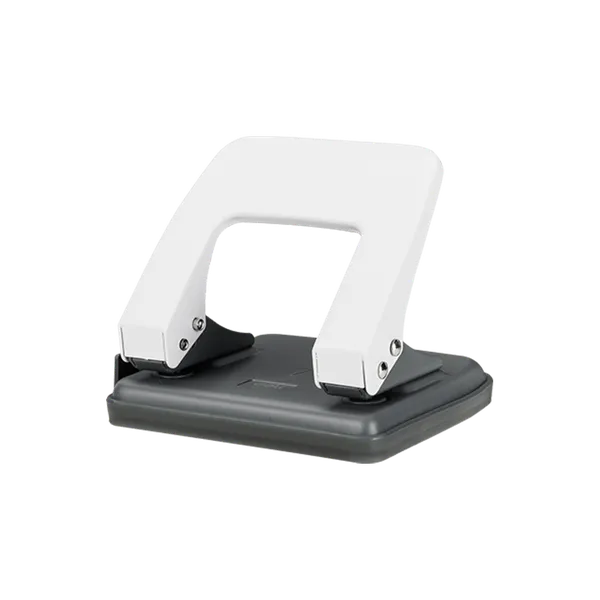 Deli Start 20-Sheet Two-Hole Punch with Paper Guide