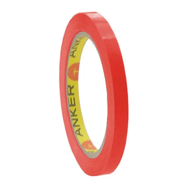 Anker Red PVC Bag Sealing Tape 9mm x 60m