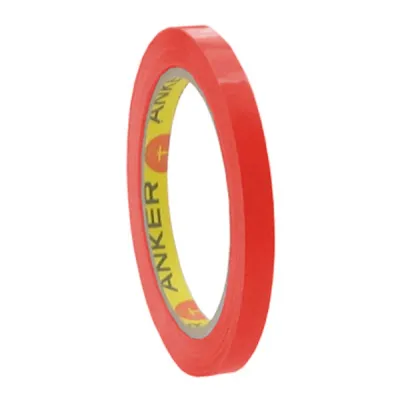 Anker Red PVC Bag Sealing Tape 9mm x 60m