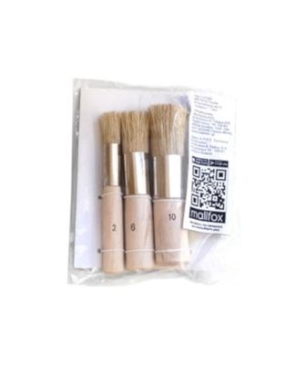 Metron Art Hog Bristle Stencil Brushes Set of 3