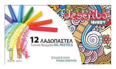 Describo Hobby Oil Pastels 12 Colours 62x9mm