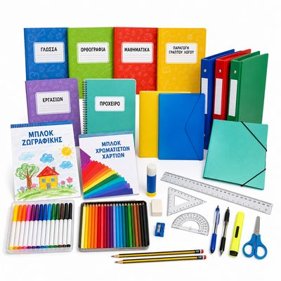 Greek 4th Grade School Supplies List 2026-2027 Complete Set