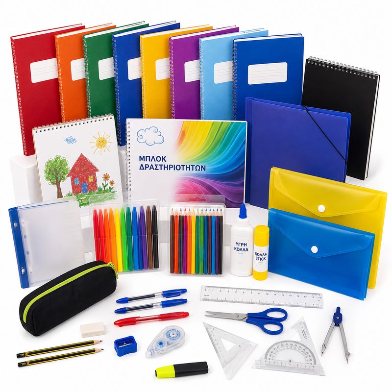 Greek 6th Grade School Supplies List 2026-2027 Complete School Set