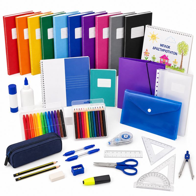 Greek 6th Grade School Supplies List 2026-2027 Complete School Set