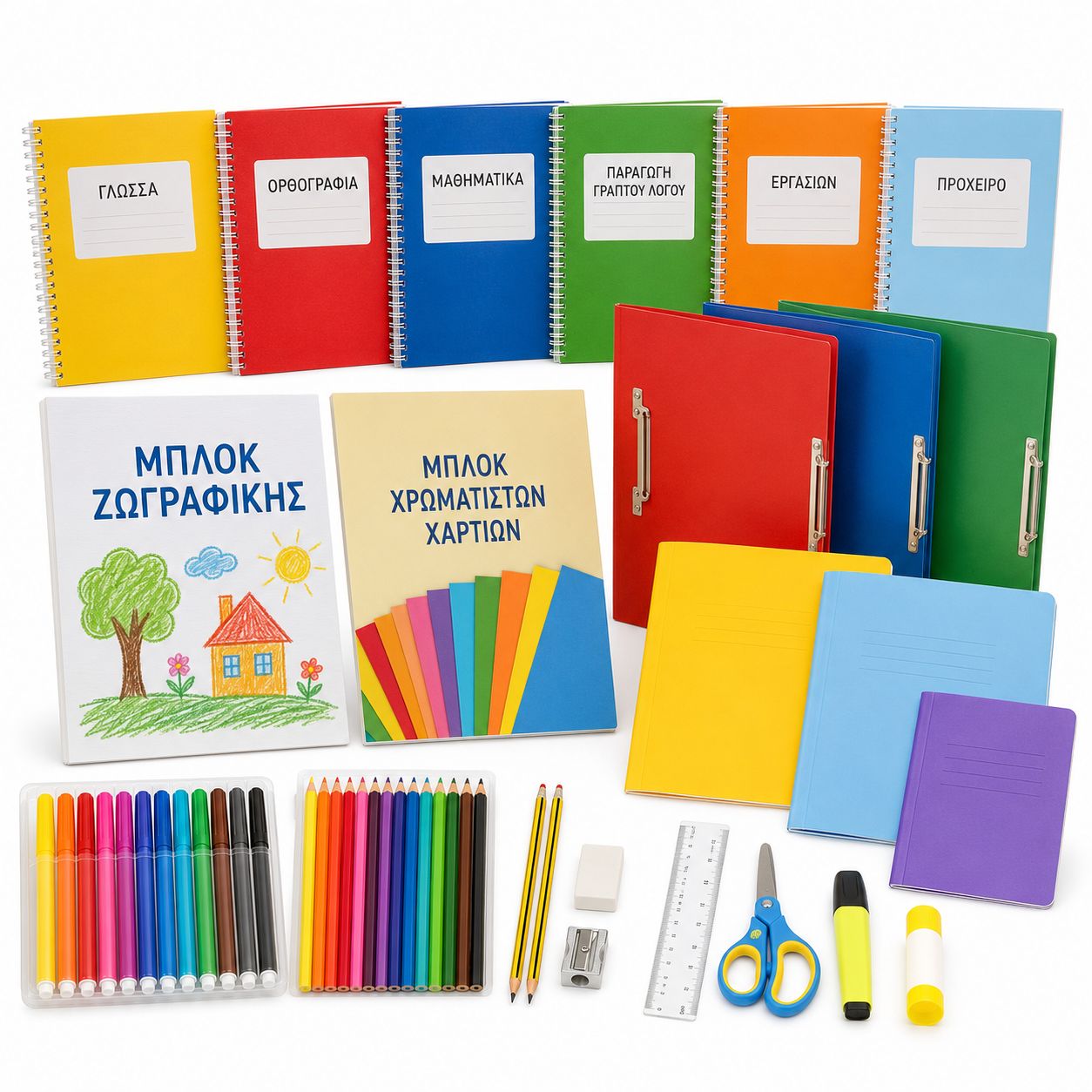 Greek 3rd Grade School Supplies List 2026-2027 Complete Set