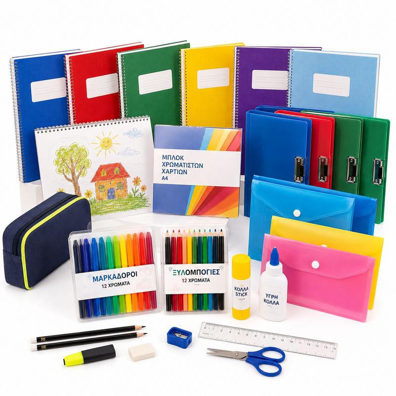 Greek 3rd Grade School Supplies List 2026-2027 Complete Set