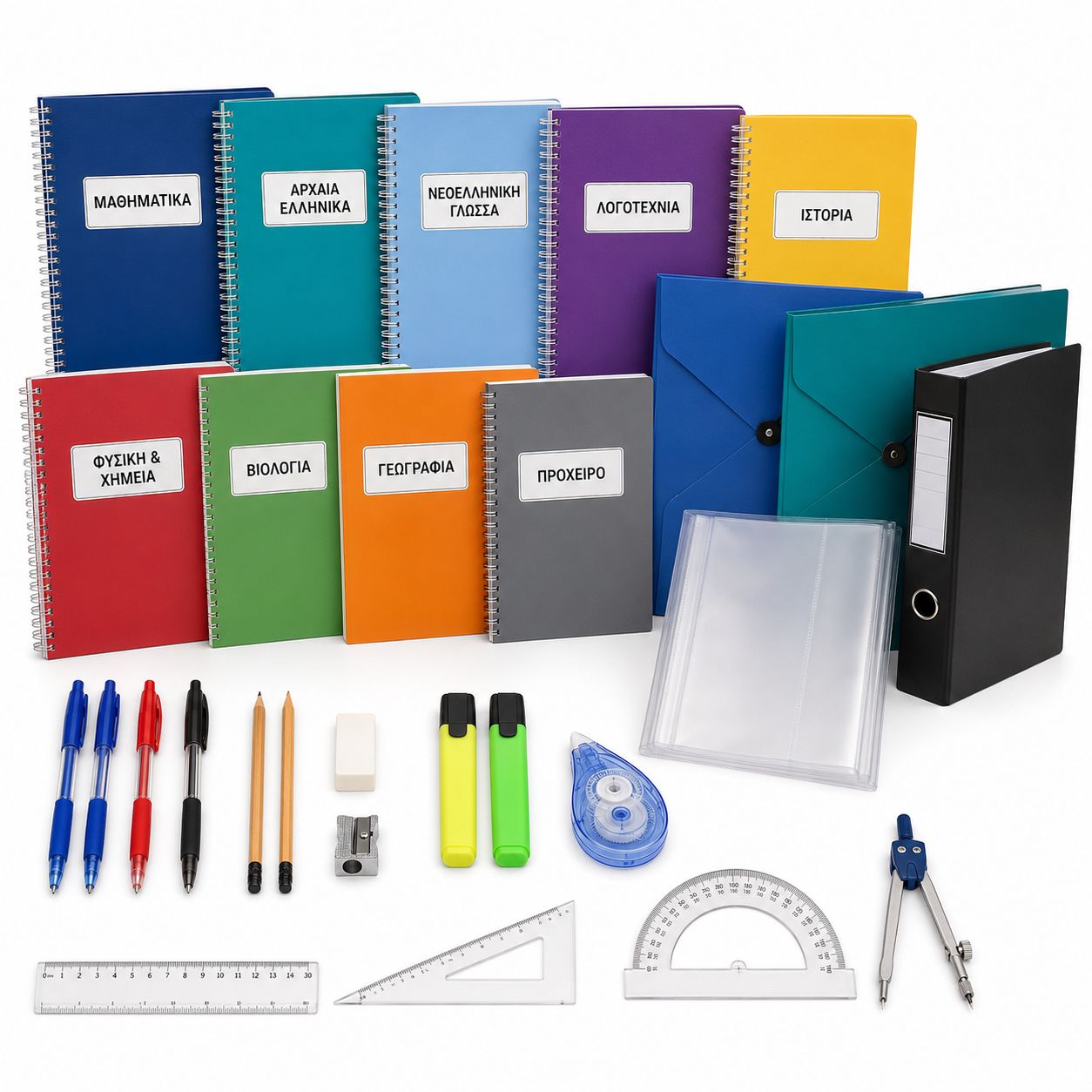 Greek 2nd Year Middle School Supplies List 2026-2027 Complete School Set