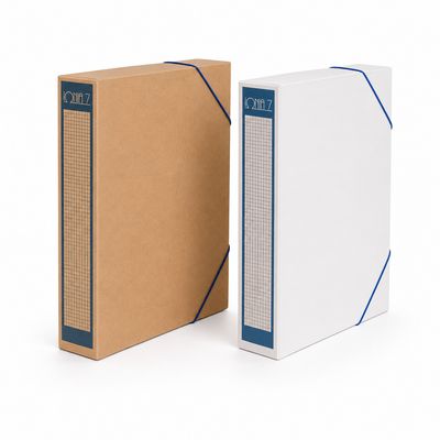 Ionia A4 Archive Box with Elastic Closure 7cm Spine