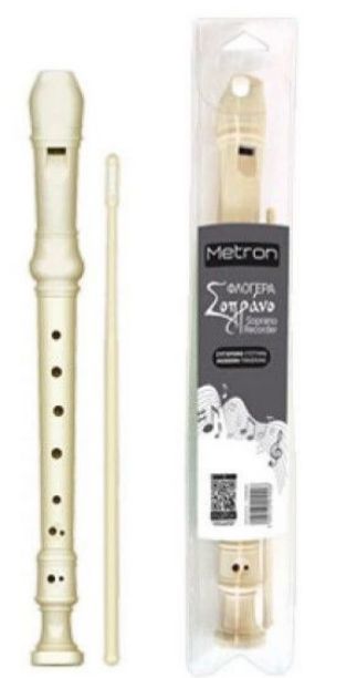 Metron Soprano Recorder 32.5cm German Fingering
