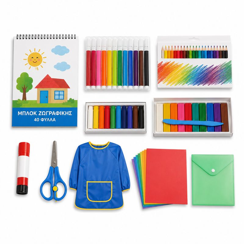 Pre-K School Supplies List Basic Set