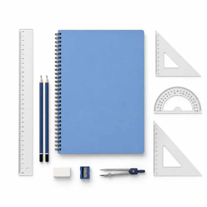 Secondary School Geometry Set 10 Pieces