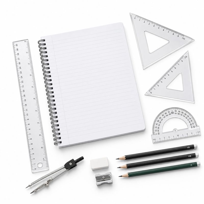 High School Geometry Set 11 Pieces