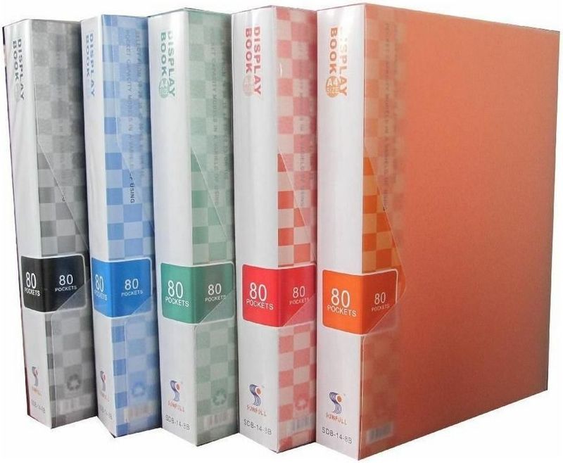 Sunfull A4 Display Book with 10 Clear Pockets