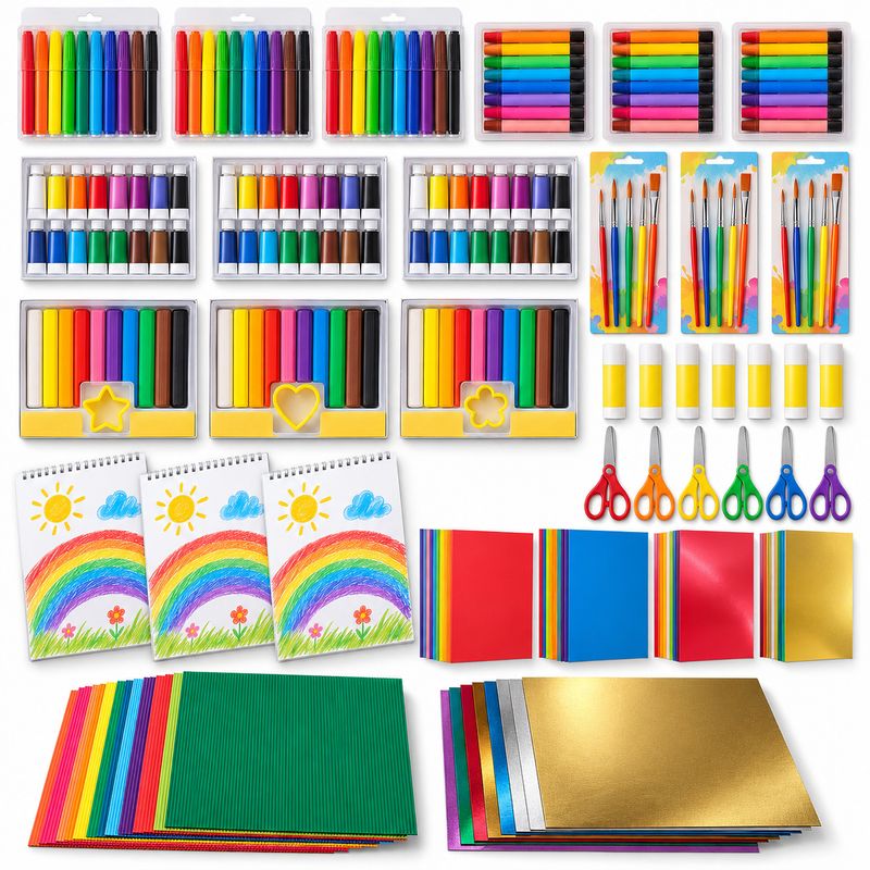 KDAP Creative Starter Pack with 37 Art and Craft Items