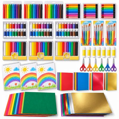 KDAP Creative Starter Pack with 37 Art and Craft Items KDAP Creative Starter Pack with 37 Art and Craft Items