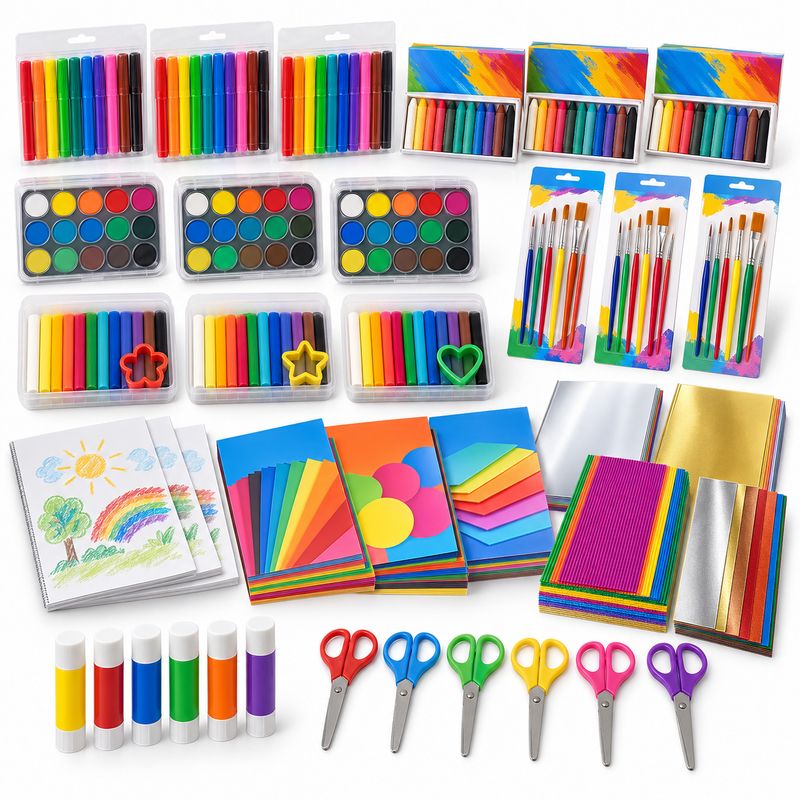 KDAP Creative Starter Pack with 37 Art and Craft Items