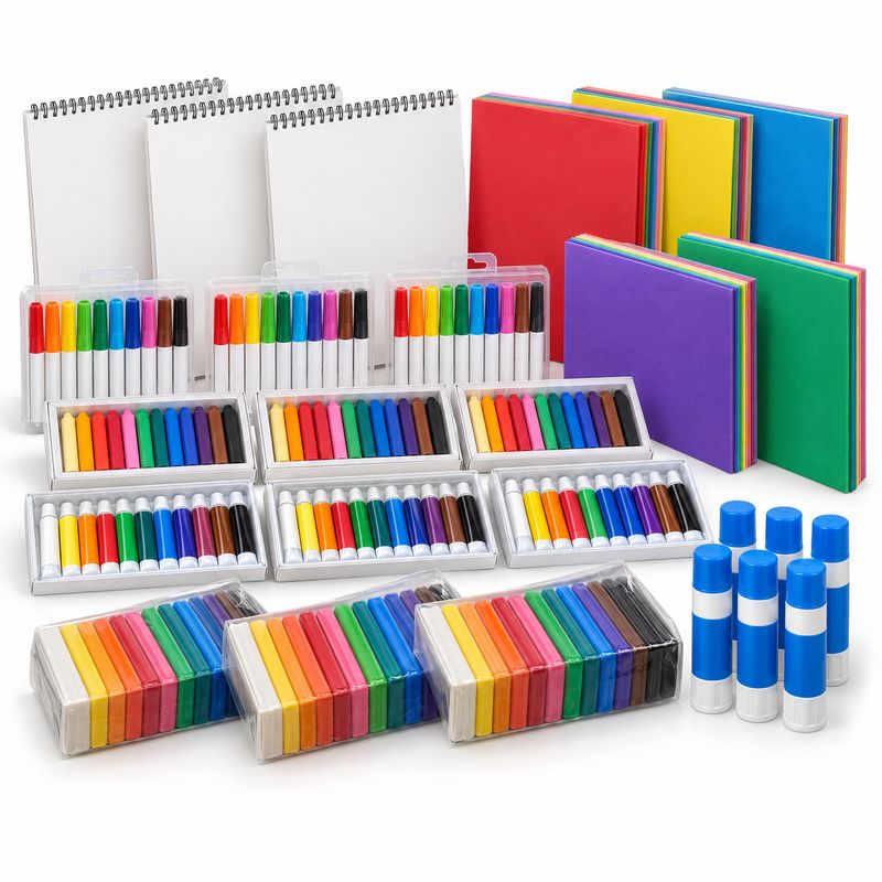 KDAP Creative Materials Refill Pack with 26 Items