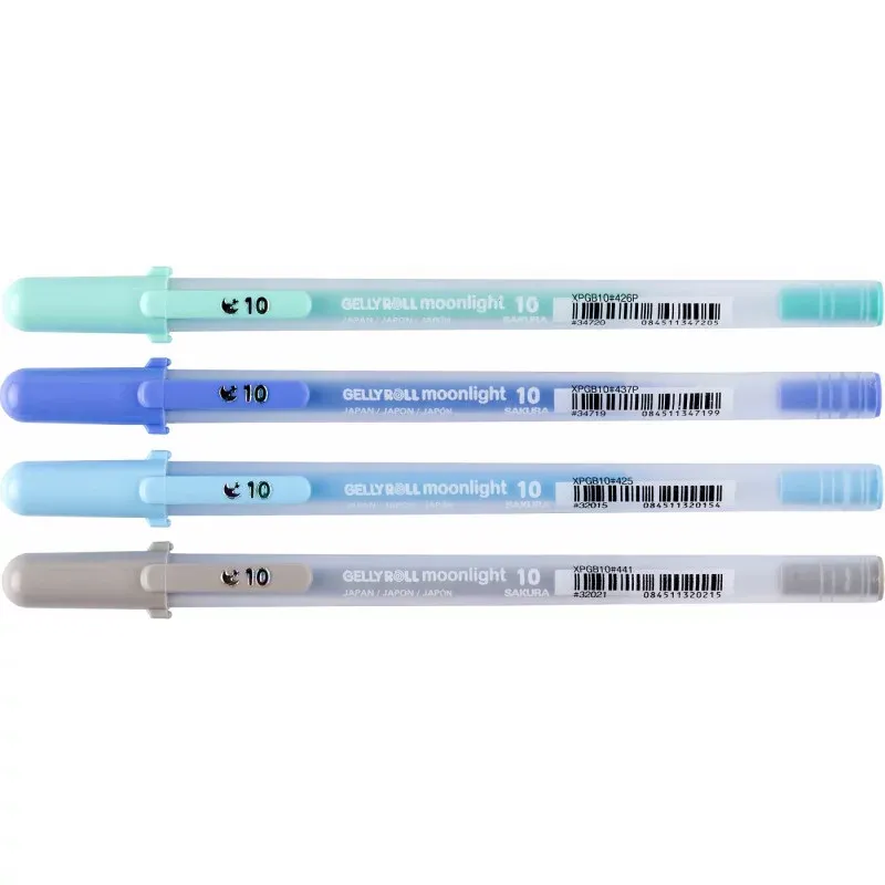 Sakura Gelly Roll Moonlight 10 Cold Colours Gel Pen Set of 4