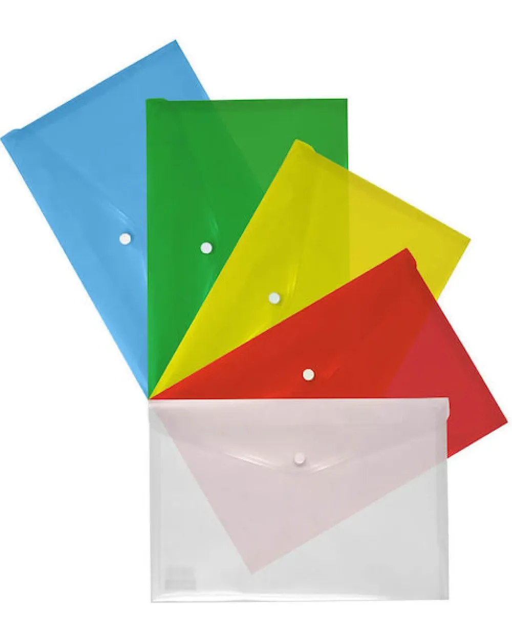 Salko Paper Transparent Button Folder A4 or A5