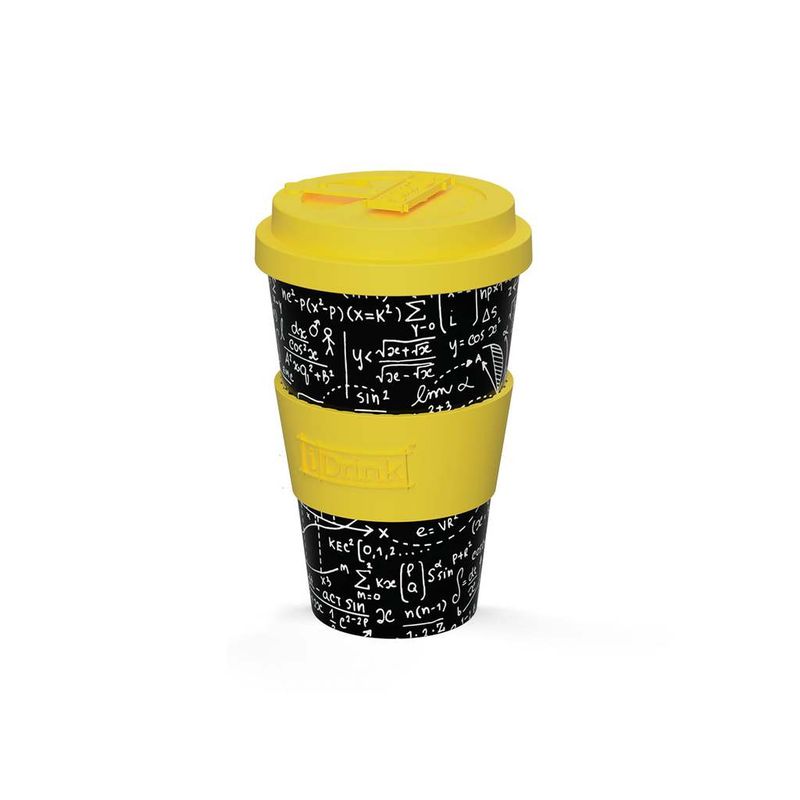 iDrink Bamboo Coffee Cup 435ml with Lid