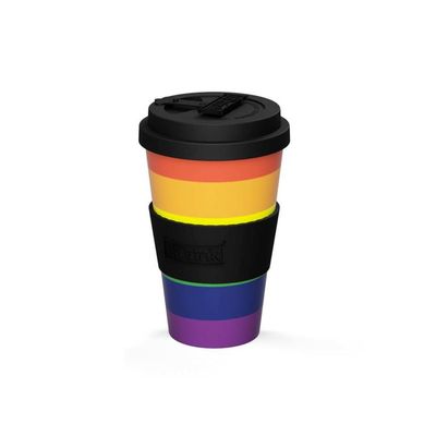 iDrink Bamboo Coffee Cup 435ml with Lid