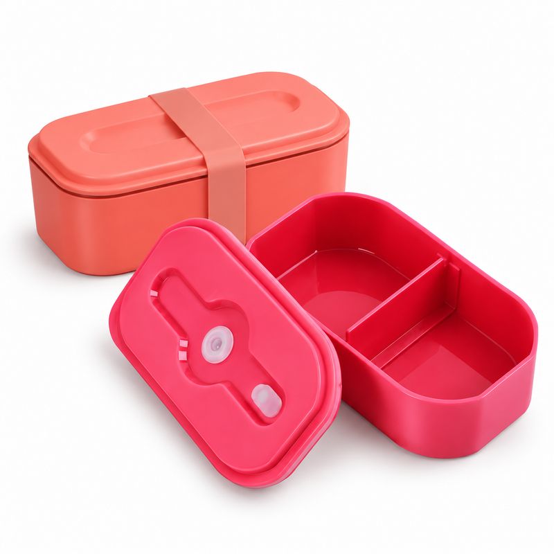iDrink 550ml Lunch Box with Elastic Band and 2 Compartments