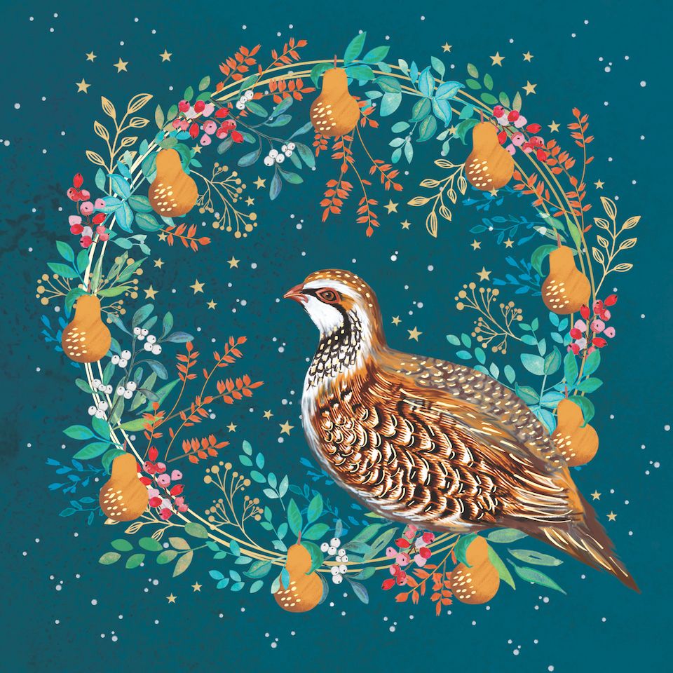 Art Nouveau Partridge