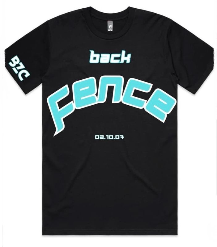 Black,Blue Back Fence Heavy Tee