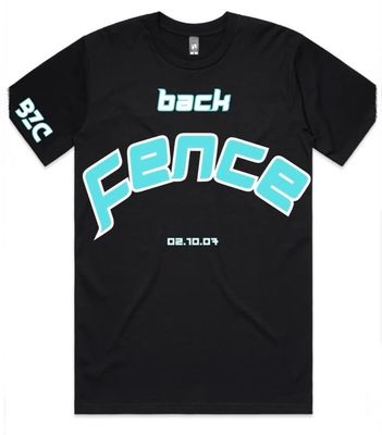 Black,Blue Back Fence Heavy Tee