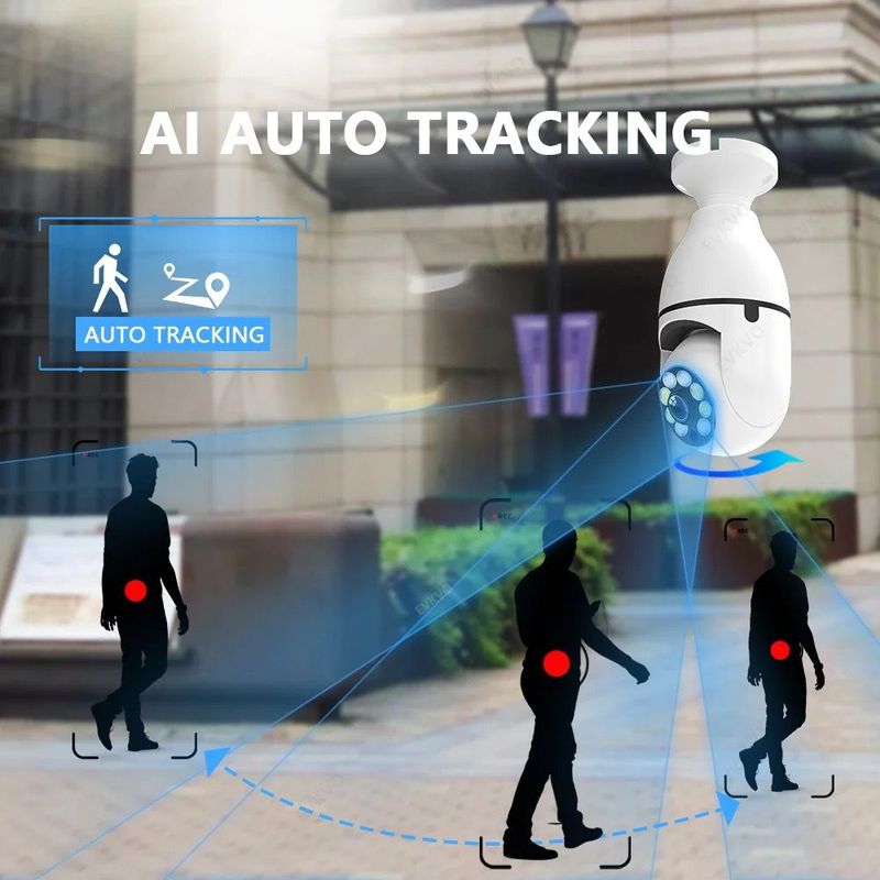 CÁMARA DE SEGURIDAD 5G WIFI, Luz Nocturna, Sensor de movimiento HD 1080P