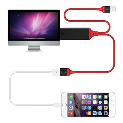 Cable 6FT HDMI Duplica tu telefono al TV compatible con iOS y Android a 1080P HDTV