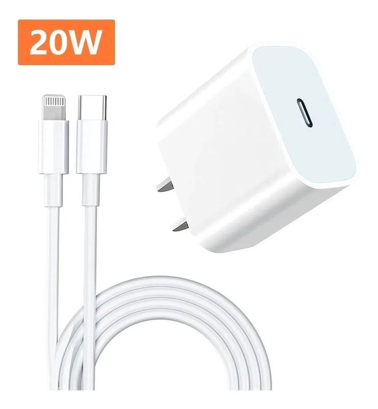 Cargador tipo C 20W Para iPhone - Carga rápida ⚡️
